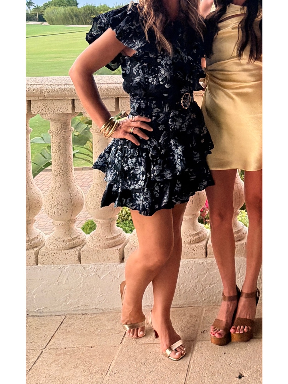 Elliatt Black Floral Ruffled Mini Dress - Picture 14 of 14